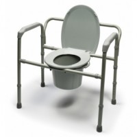 Bariatric Steel Folding Commode